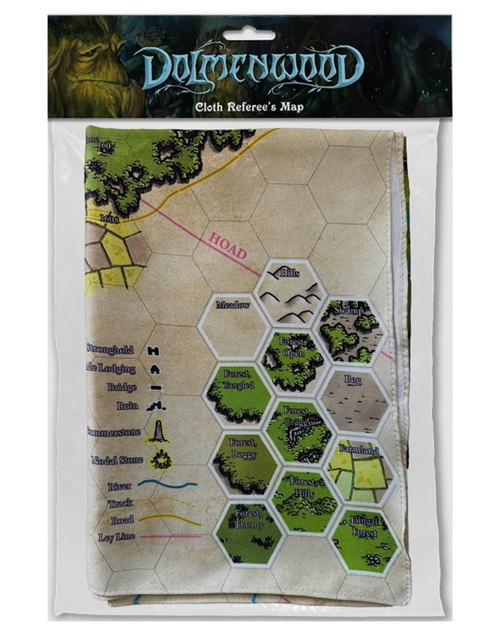 Exalted Funeral Press Dolmenwood RPG: Cloth Referee’s Map