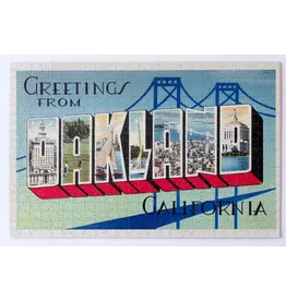 Oakland Puzzle Company Greetings from Oakland (500pc)