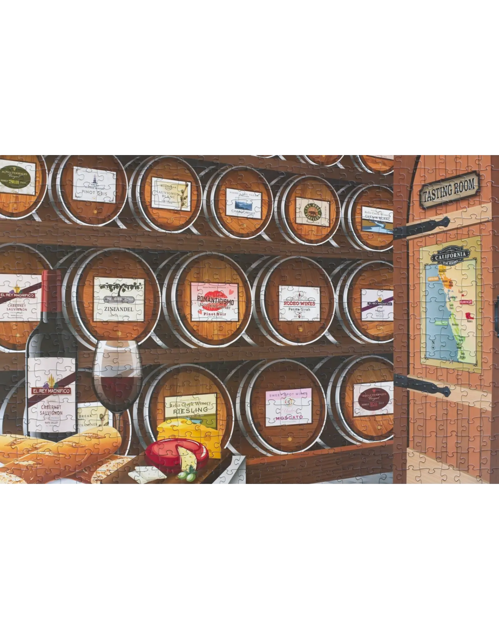 Oakland Puzzle Company California Wine Tasting (500pc)