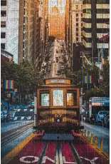 Oakland Puzzle Company California St. Cable Car (500pc)