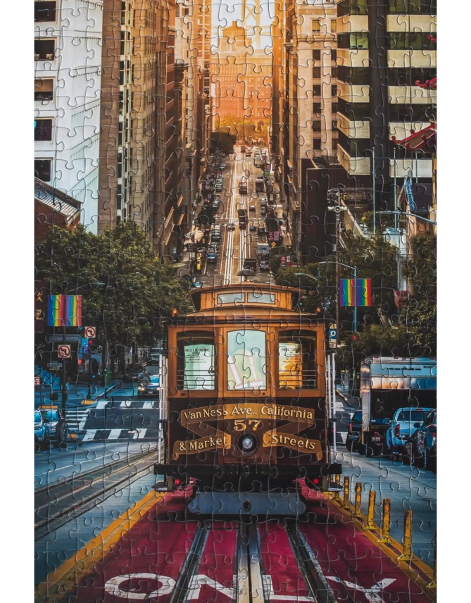Oakland Puzzle Company California St. Cable Car (500pc)