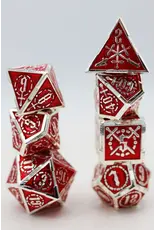 Foam Brain Crossed Swords: Sword of Hearts - Metal RPG Dice Set
