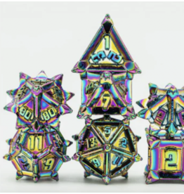 Foam Brain Warrior's Flail: Mystic - Metal RPG Dice Set