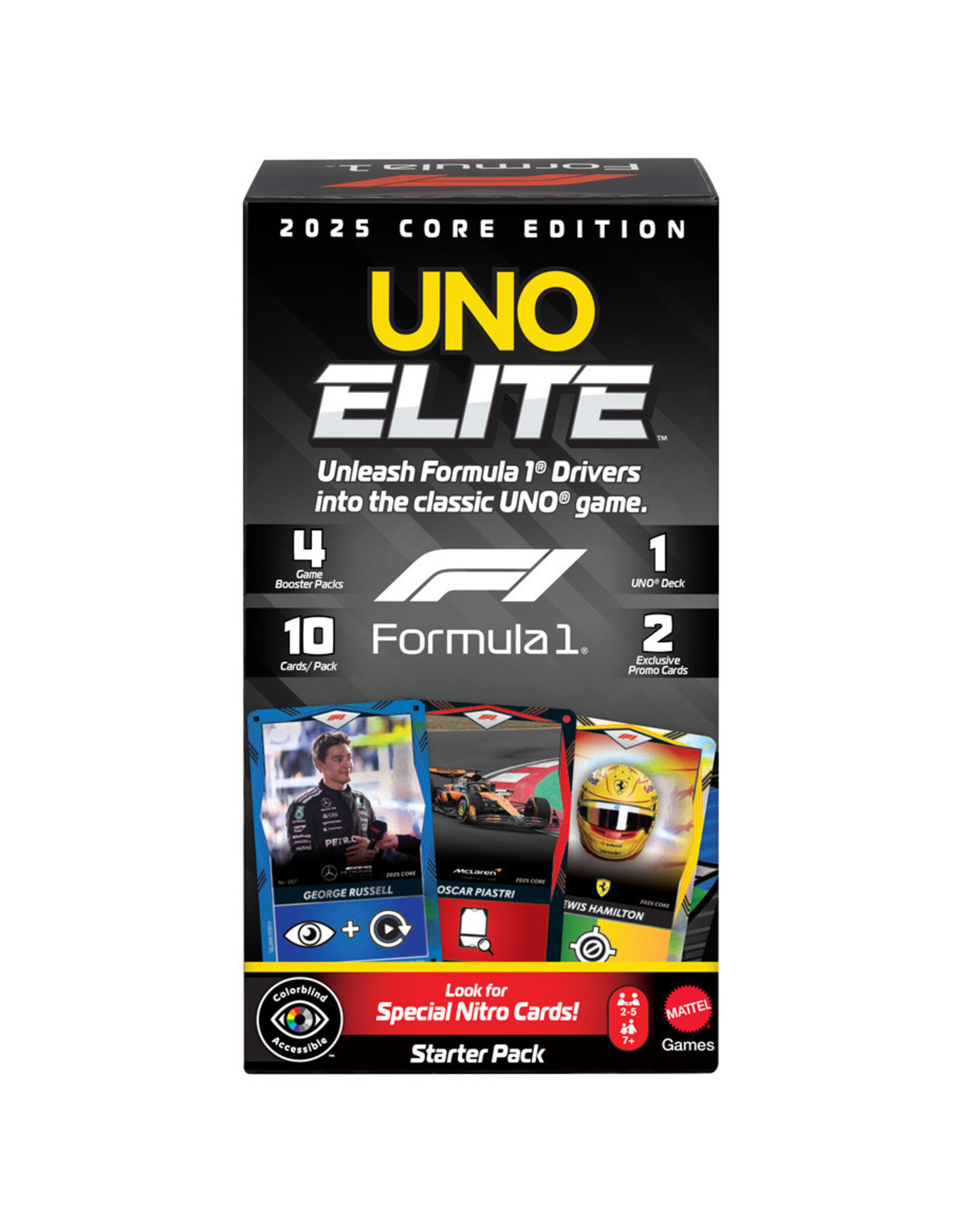 Mattel UNO: Elite Formula 1 Starter Pack