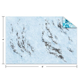 Monster Fight Club 6' x 4' Ice/Tundra Game Mat