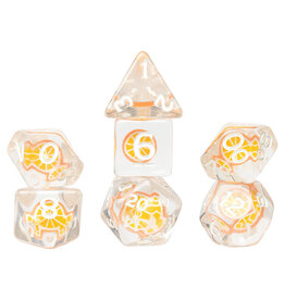 Sirius Dice 7-Set Fruit Slice Dice: Orange