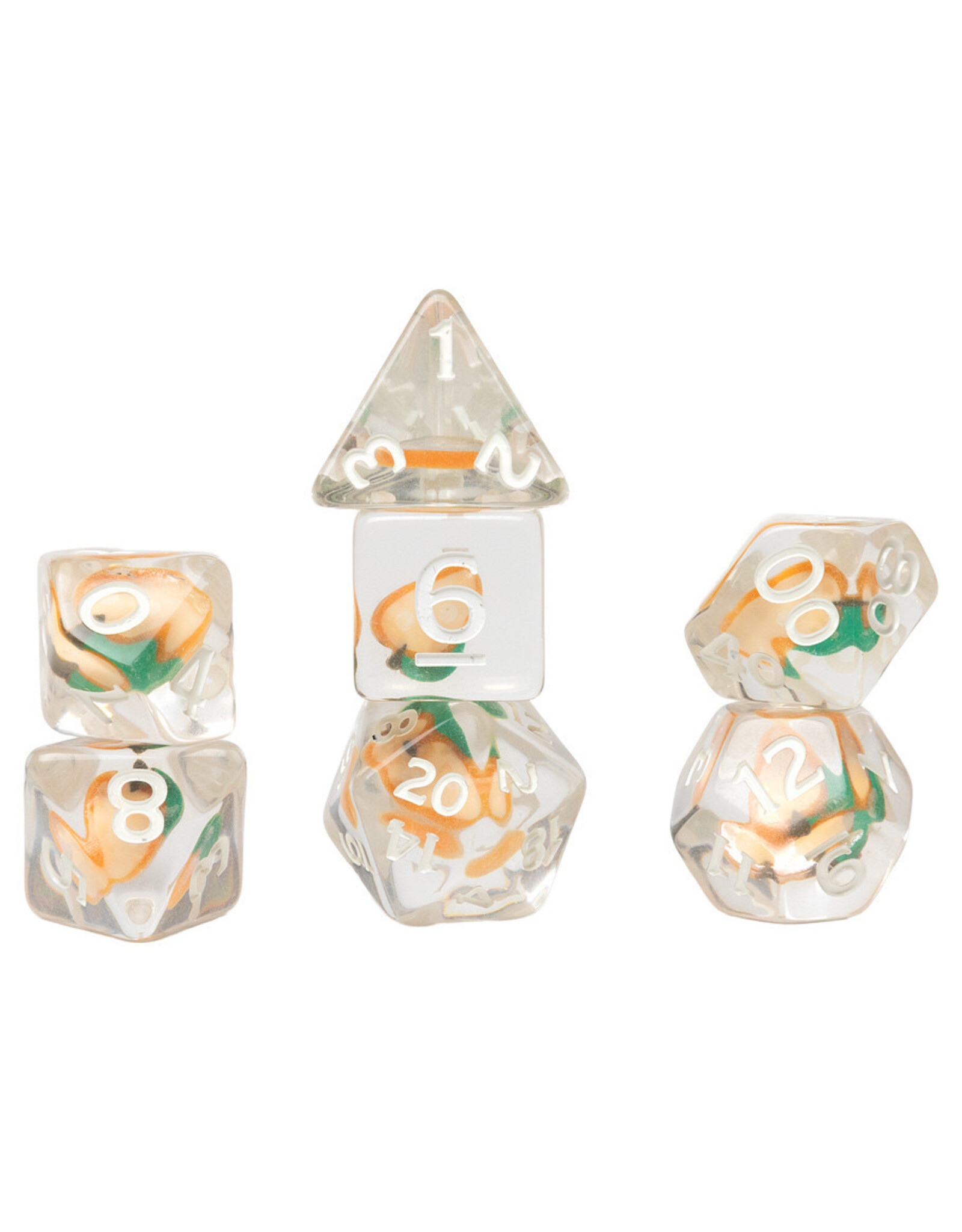 Sirius Dice 7-Set Fruit Slice Dice: Peach
