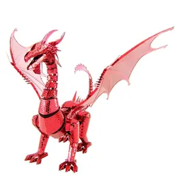 Metal Earth Metal Earth Model Kit: Red Dragon - Color