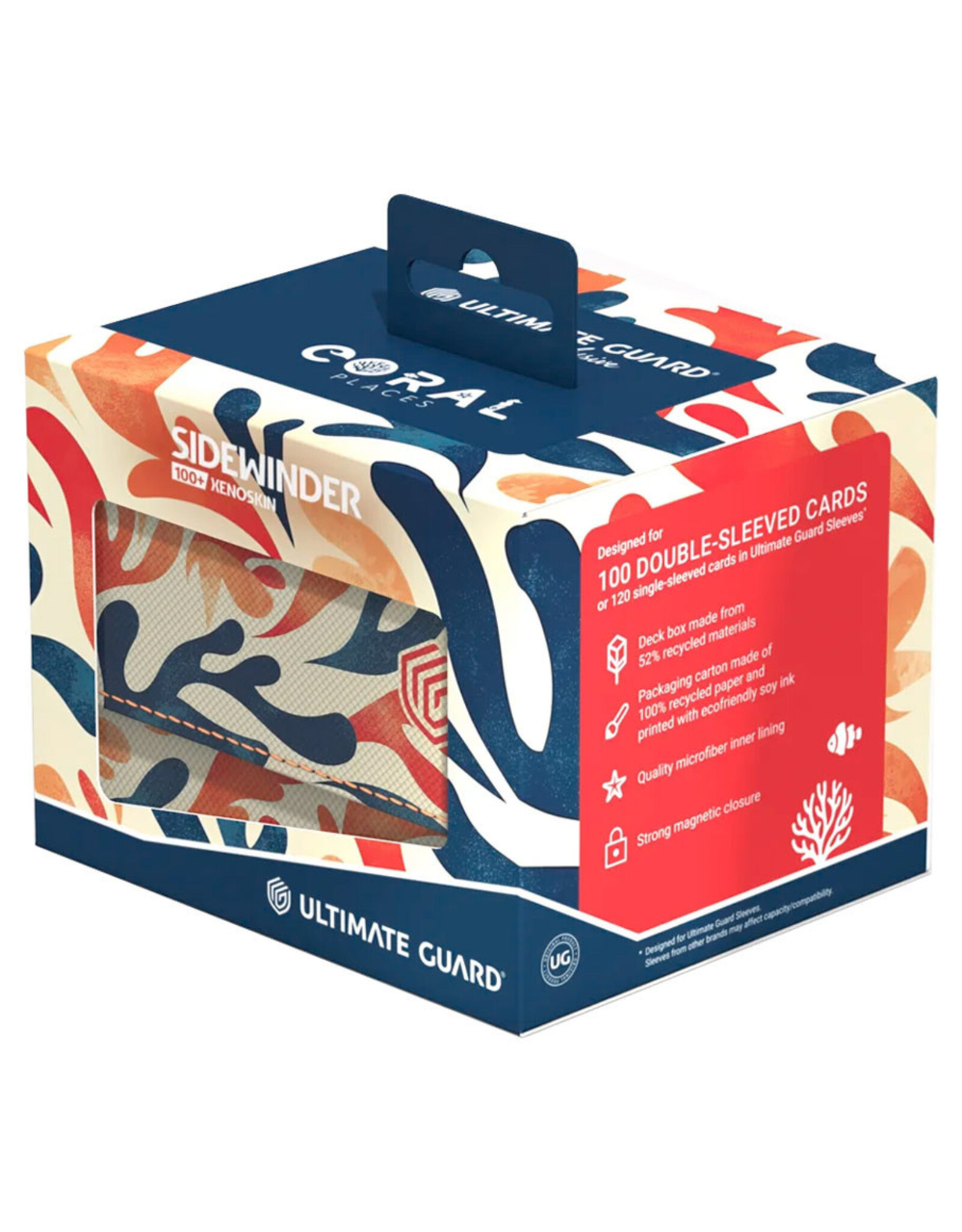 Ultimate Guard Ultimate Guard Deck Case Sidewinder Coral Places 100+ Mellow Sea