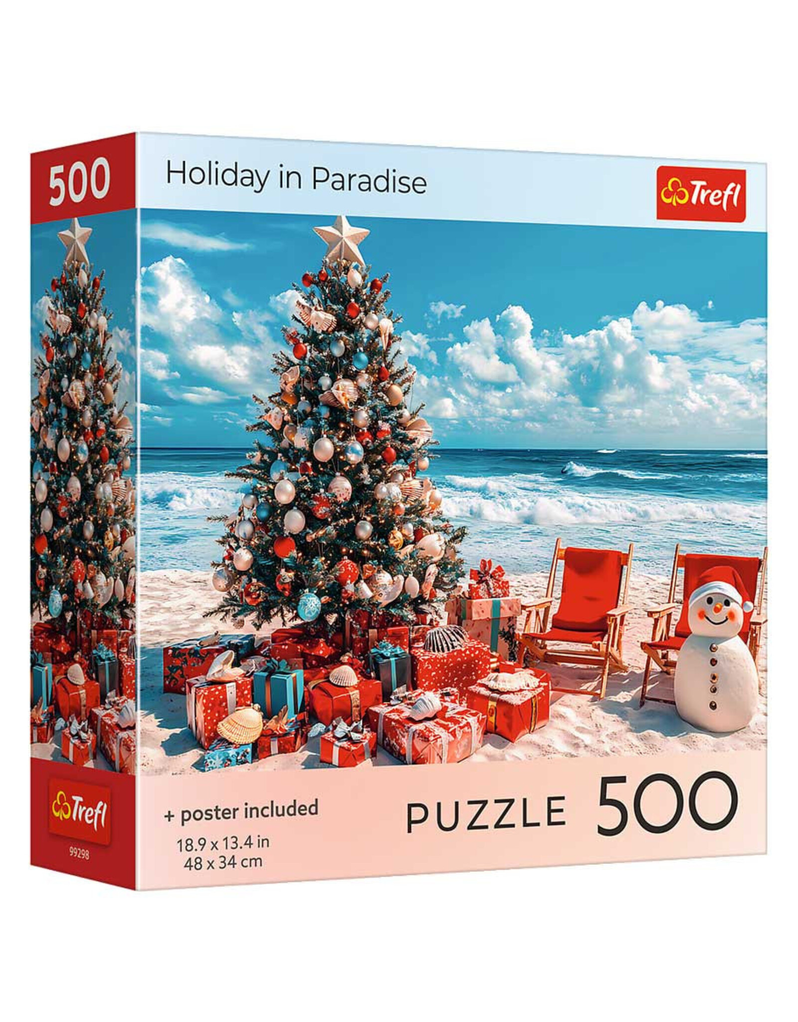 Trefl Puzzle: Holiday in Paradise 500 Piece (Trefl Red)