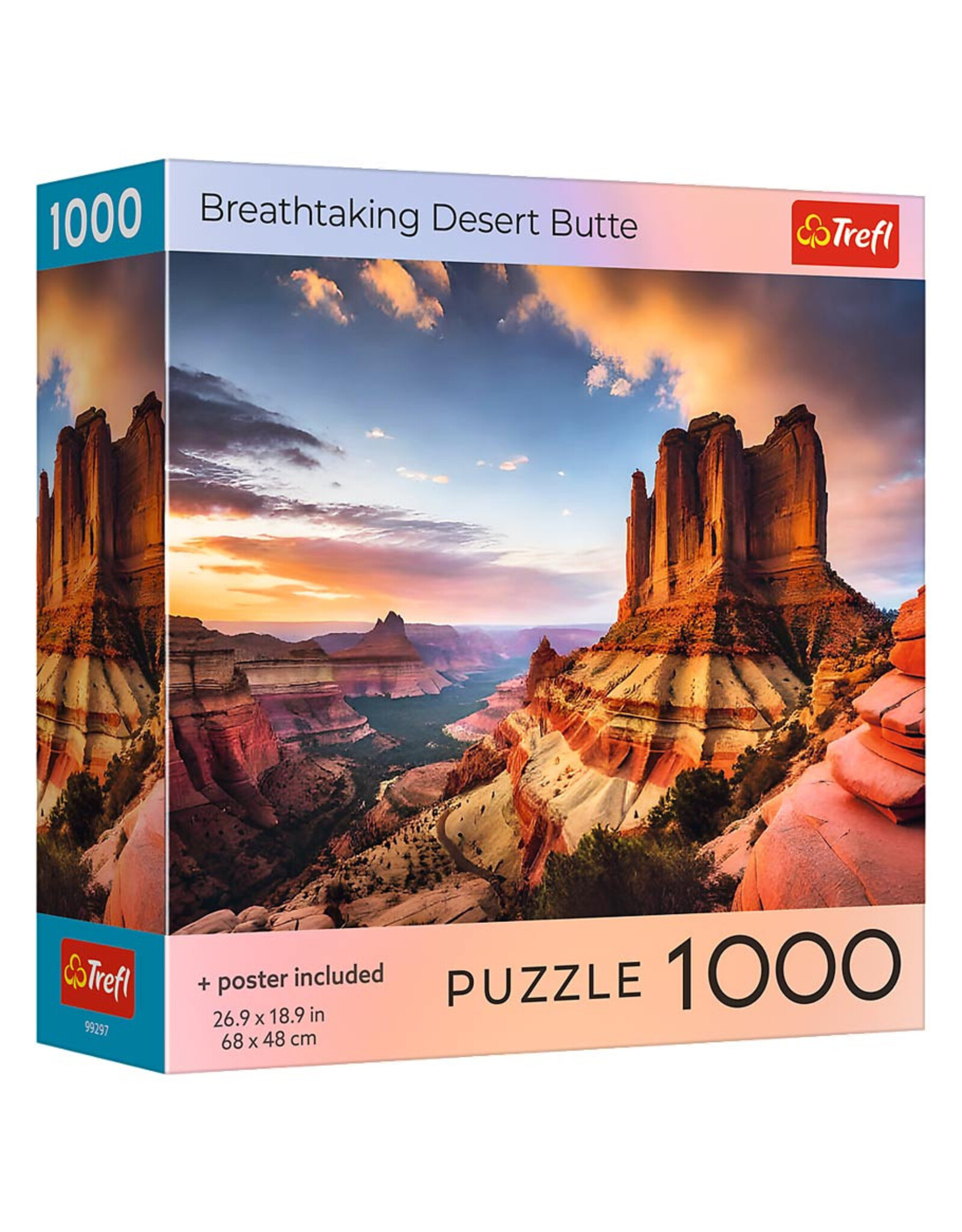 Trefl Puzzle: Zion National Park 1000 Piece (Trefl Red)