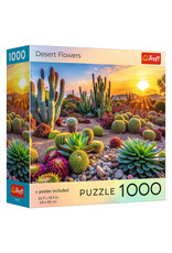 Trefl Puzzle: Desert Flowers 1000 Piece (Trefl Red)