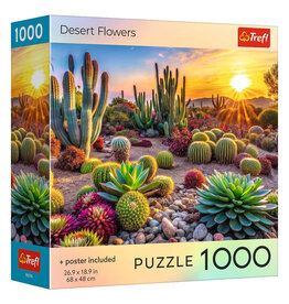 Trefl Puzzle: Desert Flowers 1000 Piece (Trefl Red)
