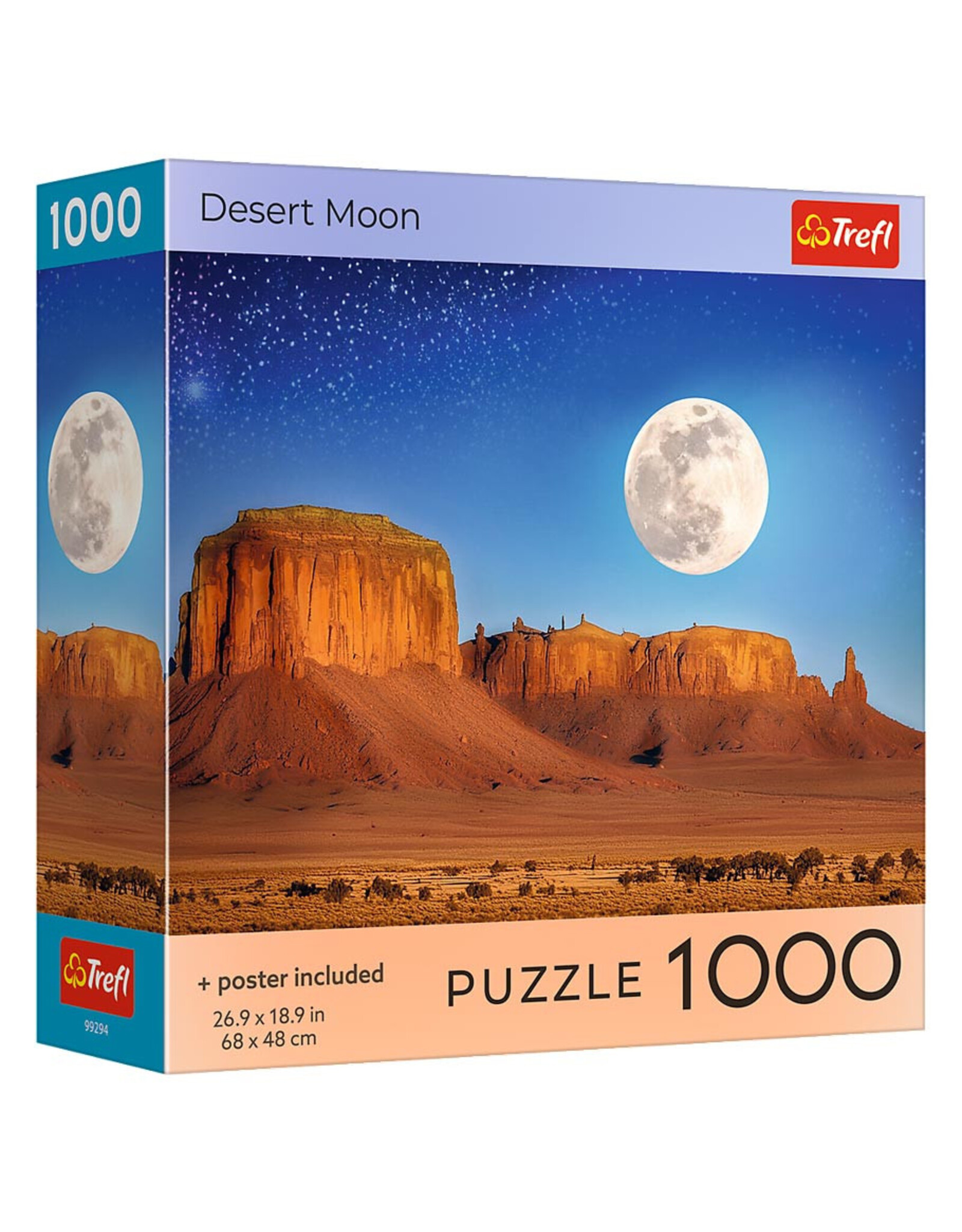 Trefl Puzzle: Desert Moon 1000 Piece (Trefl Red)