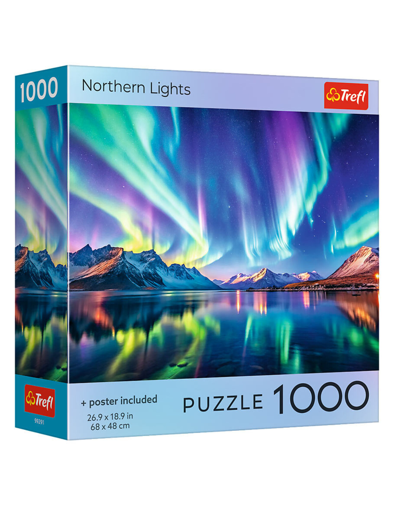 Trefl Puzzle: Northern Lights 1000 Piece (Trefl Red)