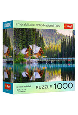 Trefl Puzzle: Emerald Lake Yoho National Park 1000 Piece (Trefl Red)