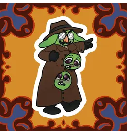 King's Plague Collective King's Plague Sticker - 3 Goblins in a Trench Coat