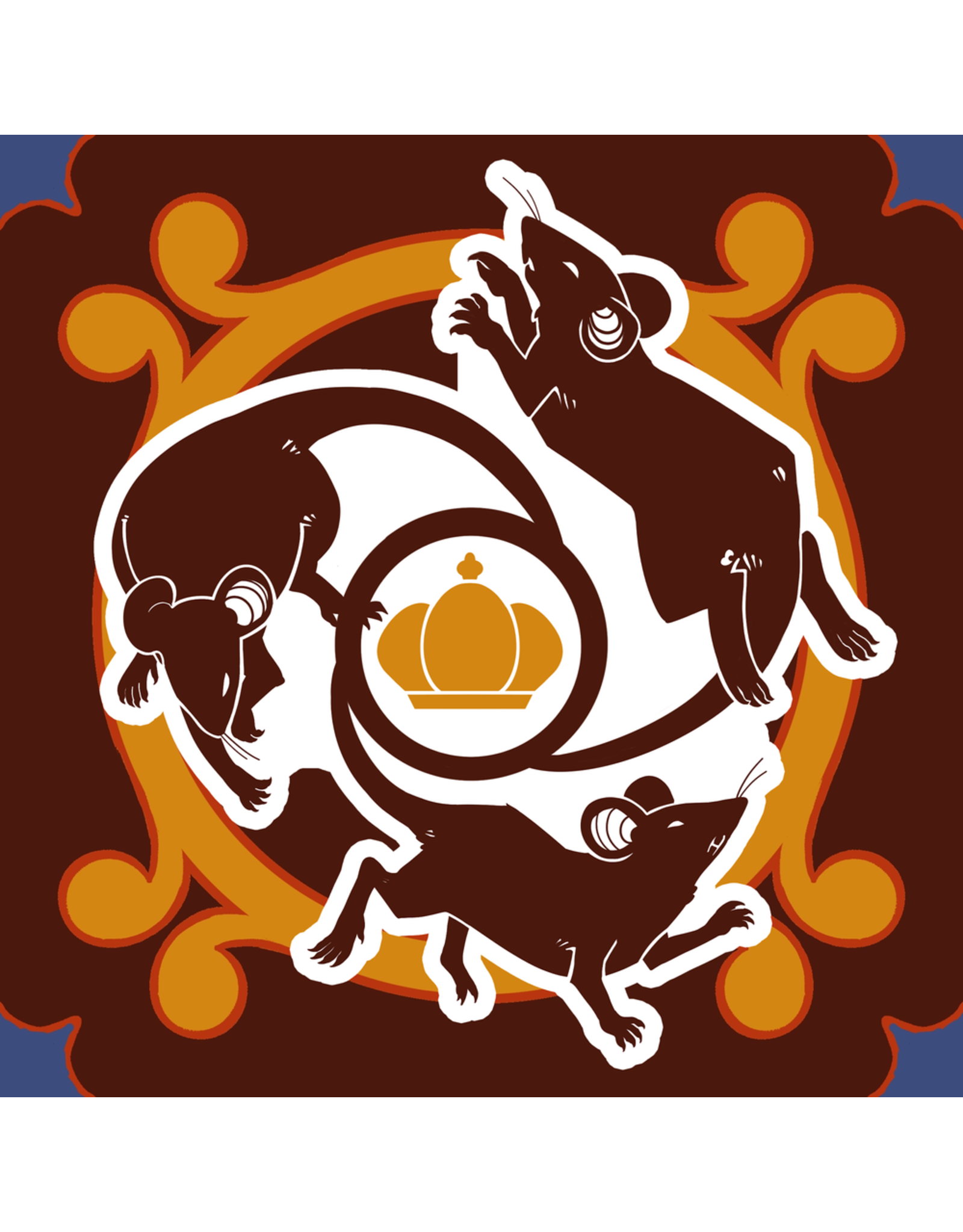 King's Plague Collective King's Plague Sticker - Rat King Logo