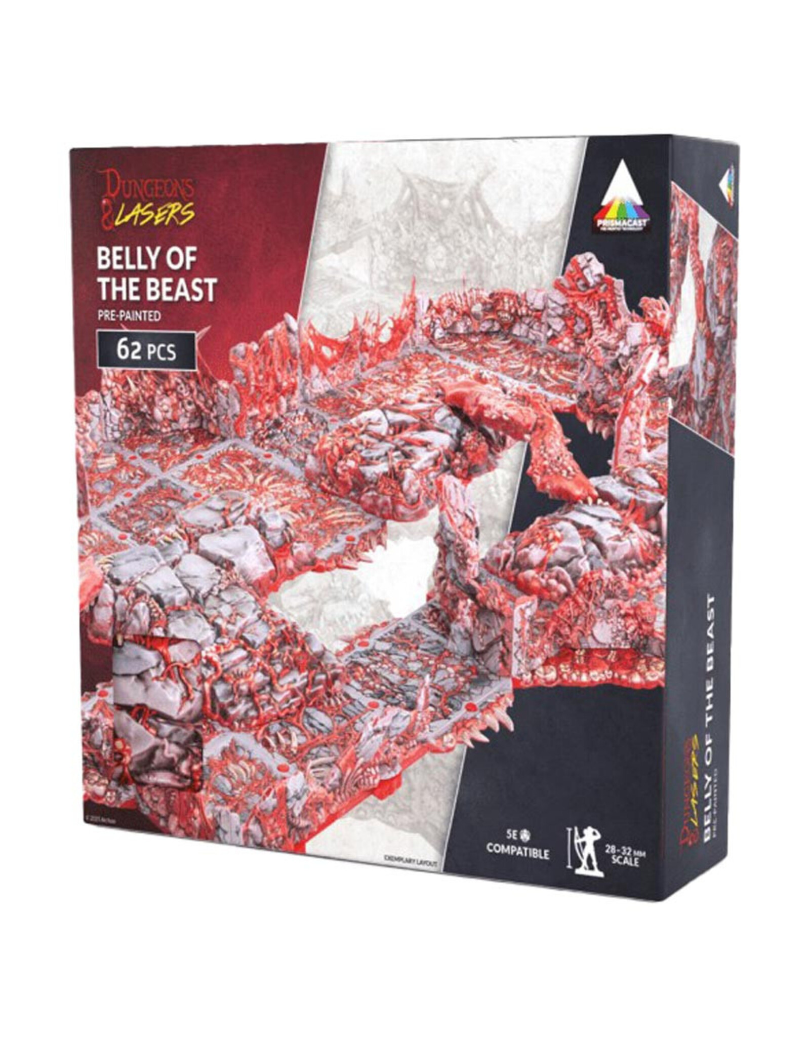 Archon Studios Dungeons & Lasers: Belly of the Beast Pre-Painted