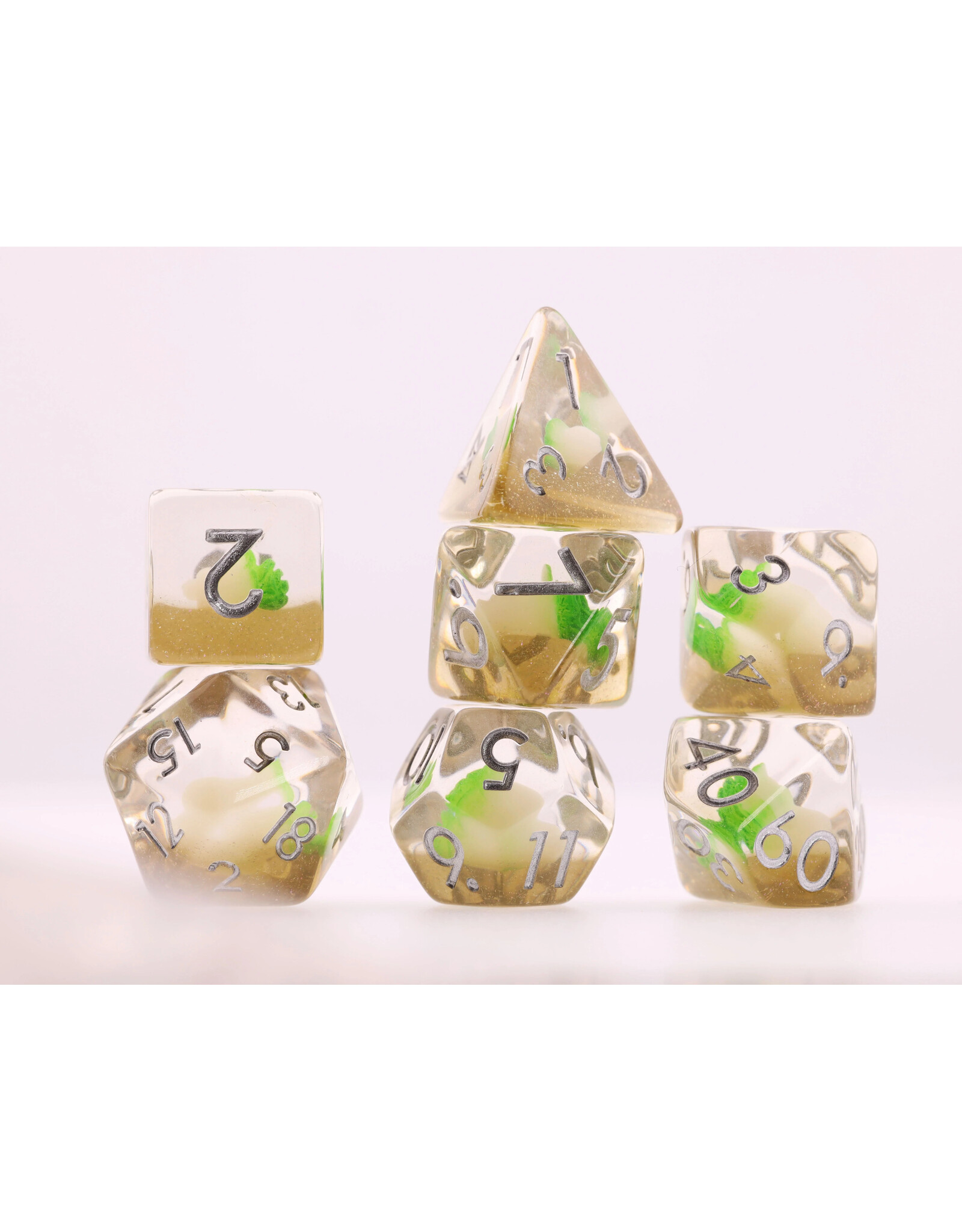 Foam Brain Crunchy Cabbage RPG Dice Set