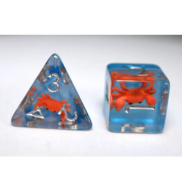 Foam Brain Cranky Crab RPG Dice Set