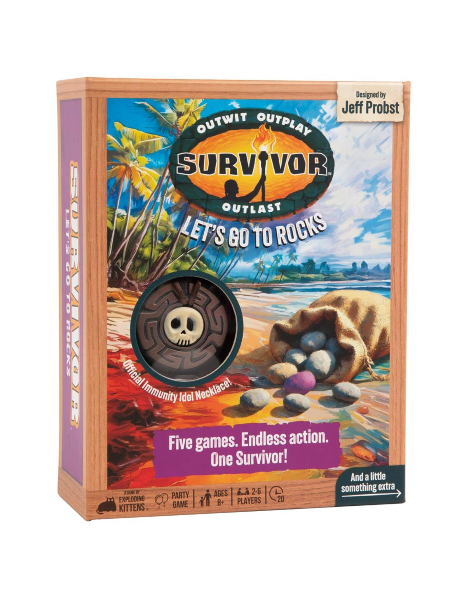 Exploding Kittens Survivor Lets Go To Rocks