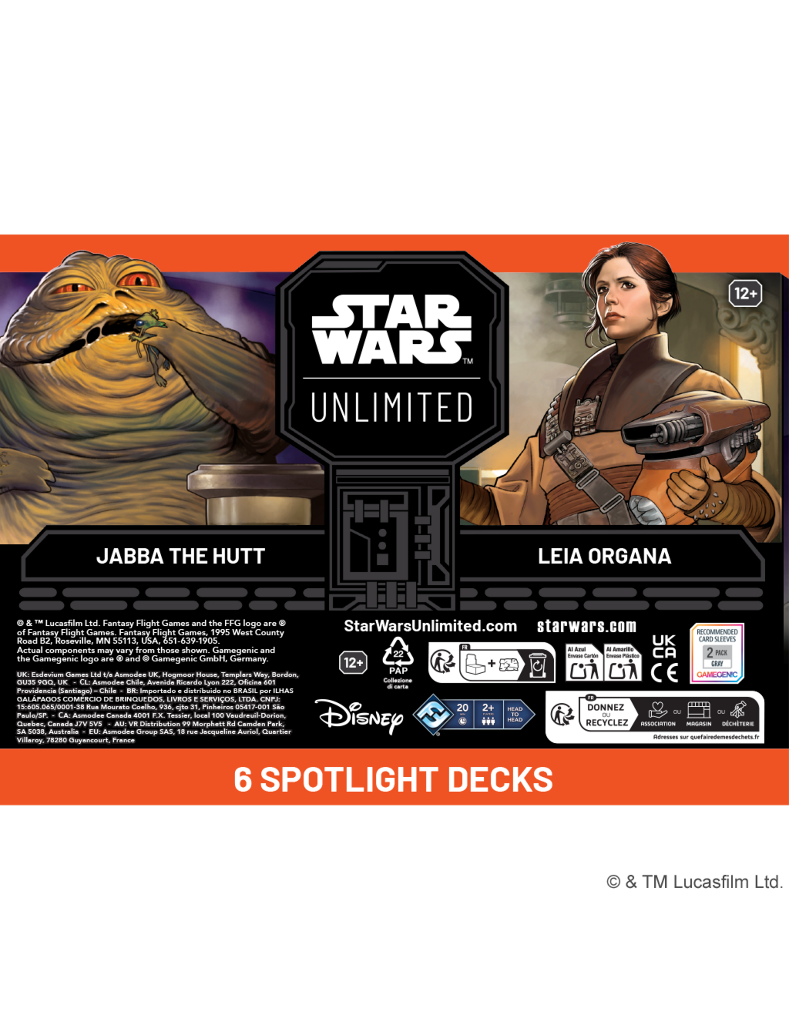Fantasy Flight Games Star Wars: Unlimited - A Lawless Time: Spotlight Deck (One Deck)