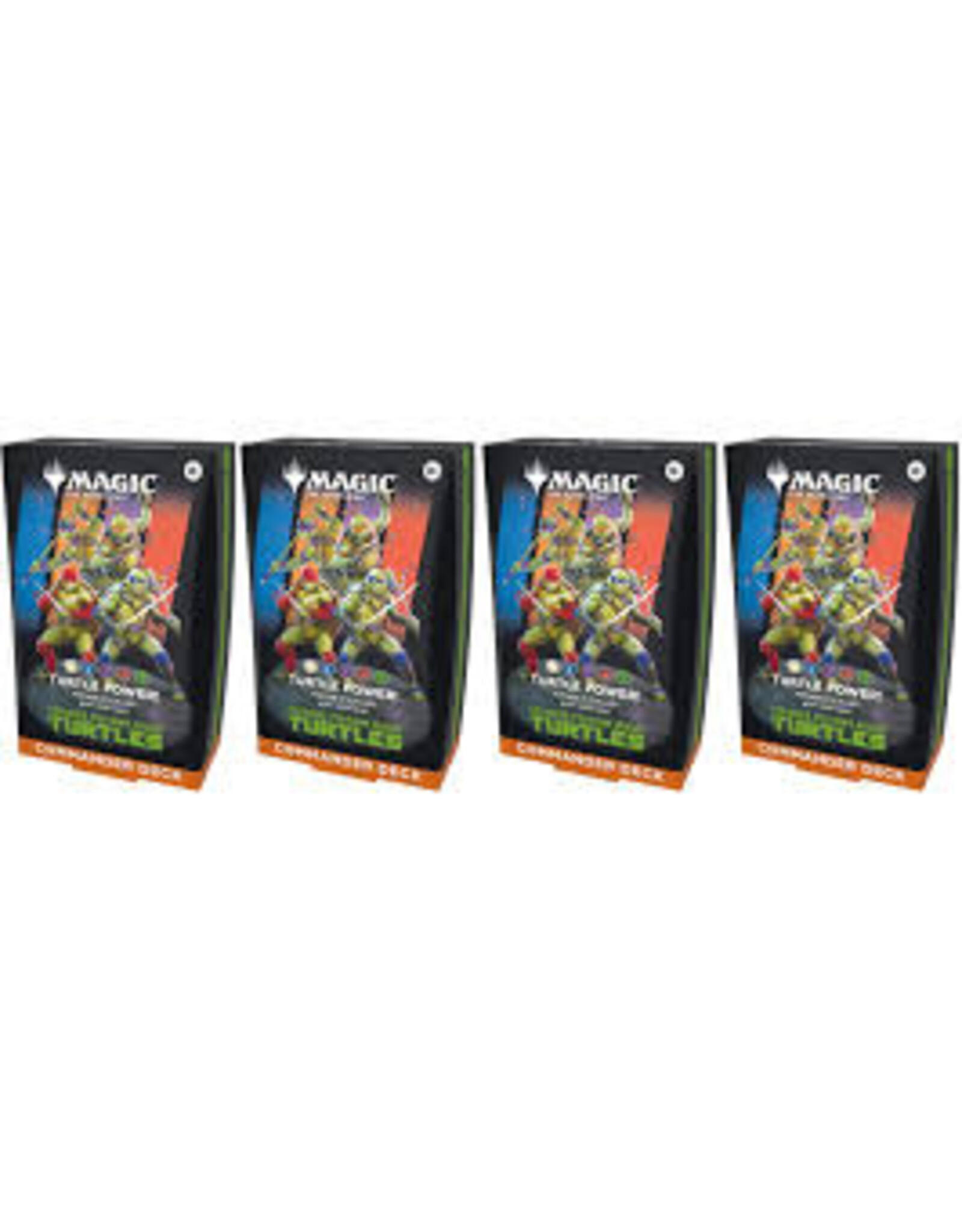 Magic Magic the Gathering CCG: Teenage Mutant Ninja Turtles Commander Deck Carton (4)