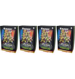 Magic Magic the Gathering CCG: Teenage Mutant Ninja Turtles Commander Deck Carton (4)