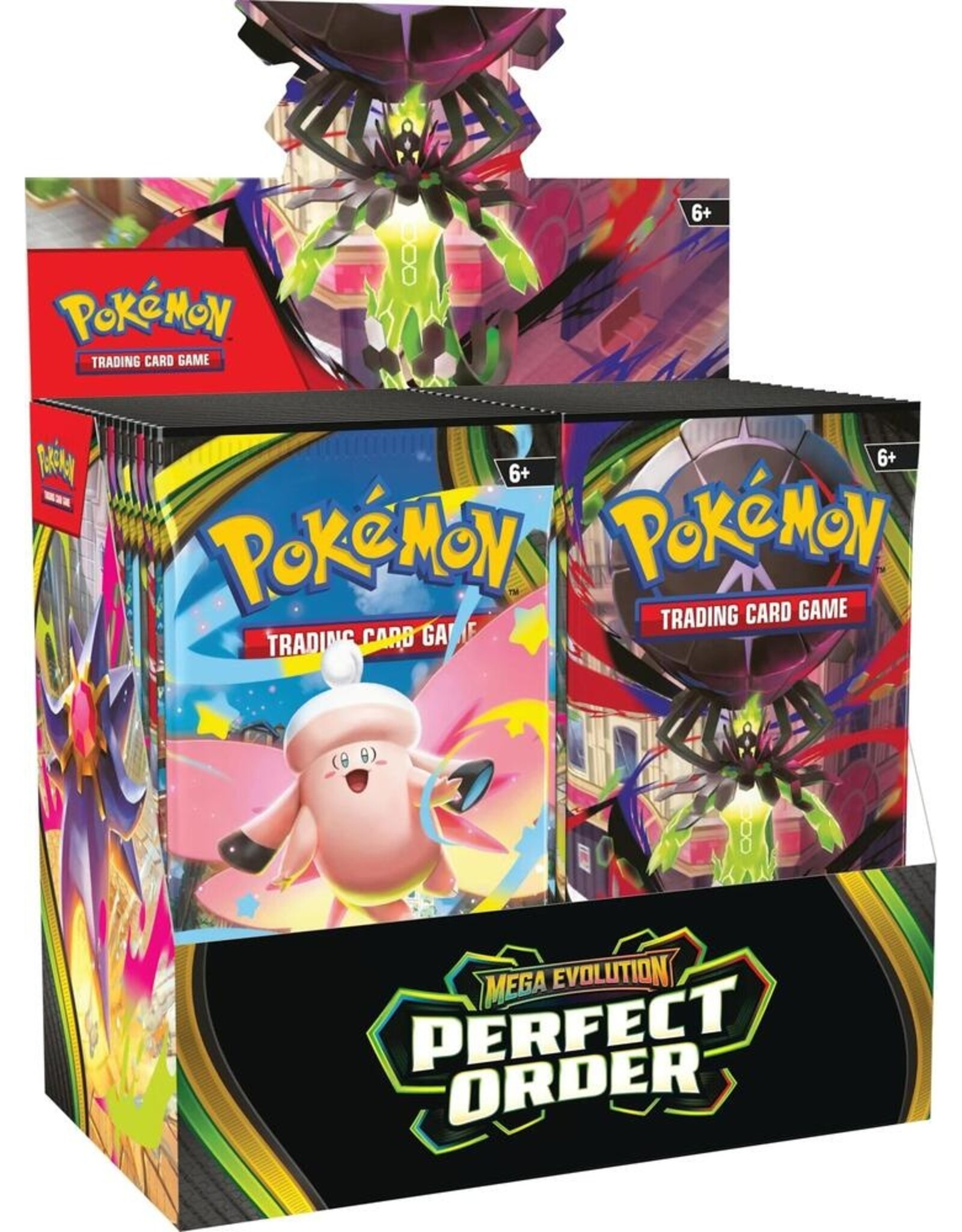 Pokemon Pokémon TCG: Mega Evolution 3: Perfect Order: Enhanced Booster Display