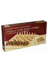 John Hansen Company Chess/Checkers: 16 in Folding