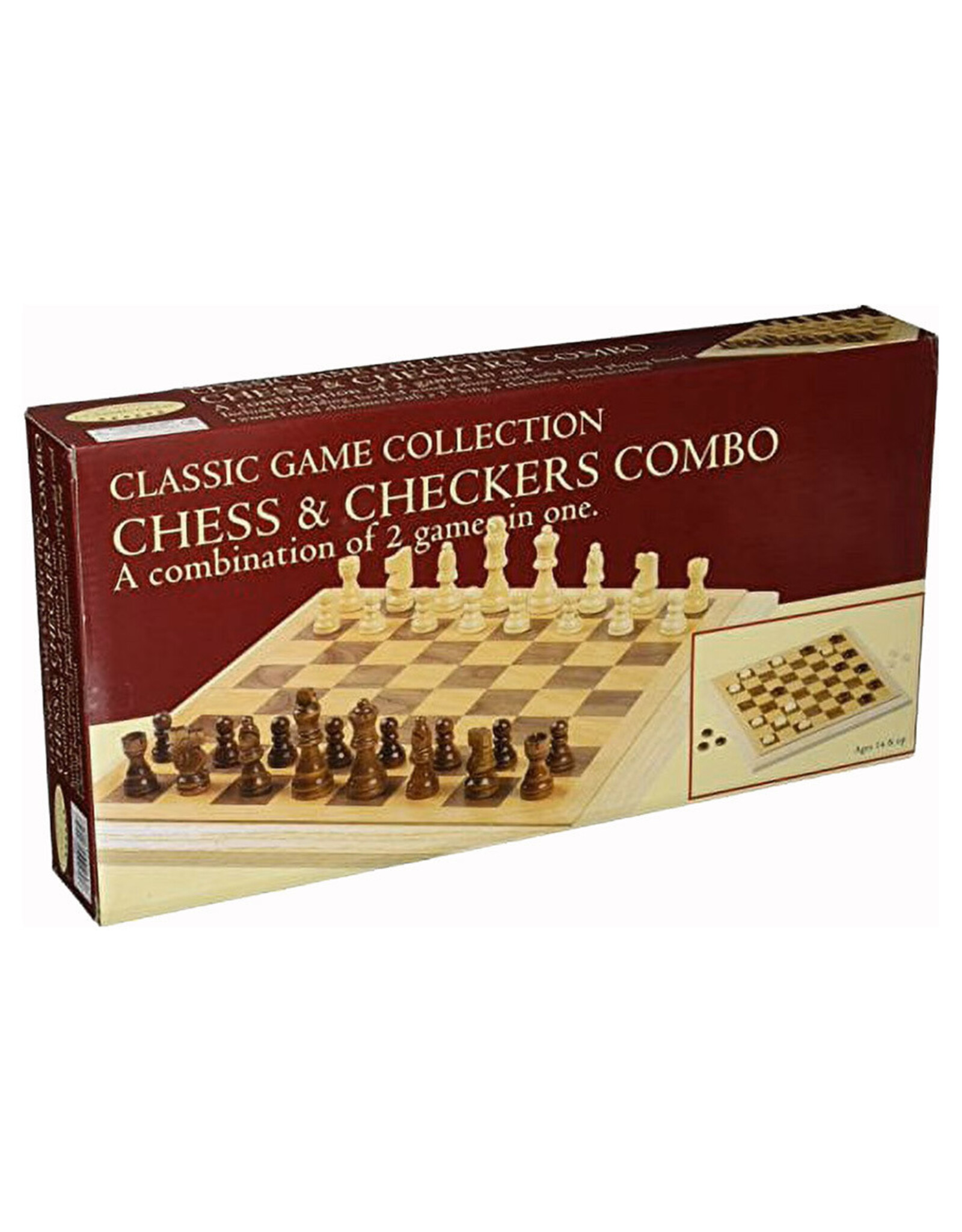 John Hansen Company Chess/Checkers: 16 in Folding