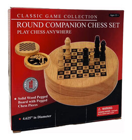 John Hansen Company Chess: Round Companion Set