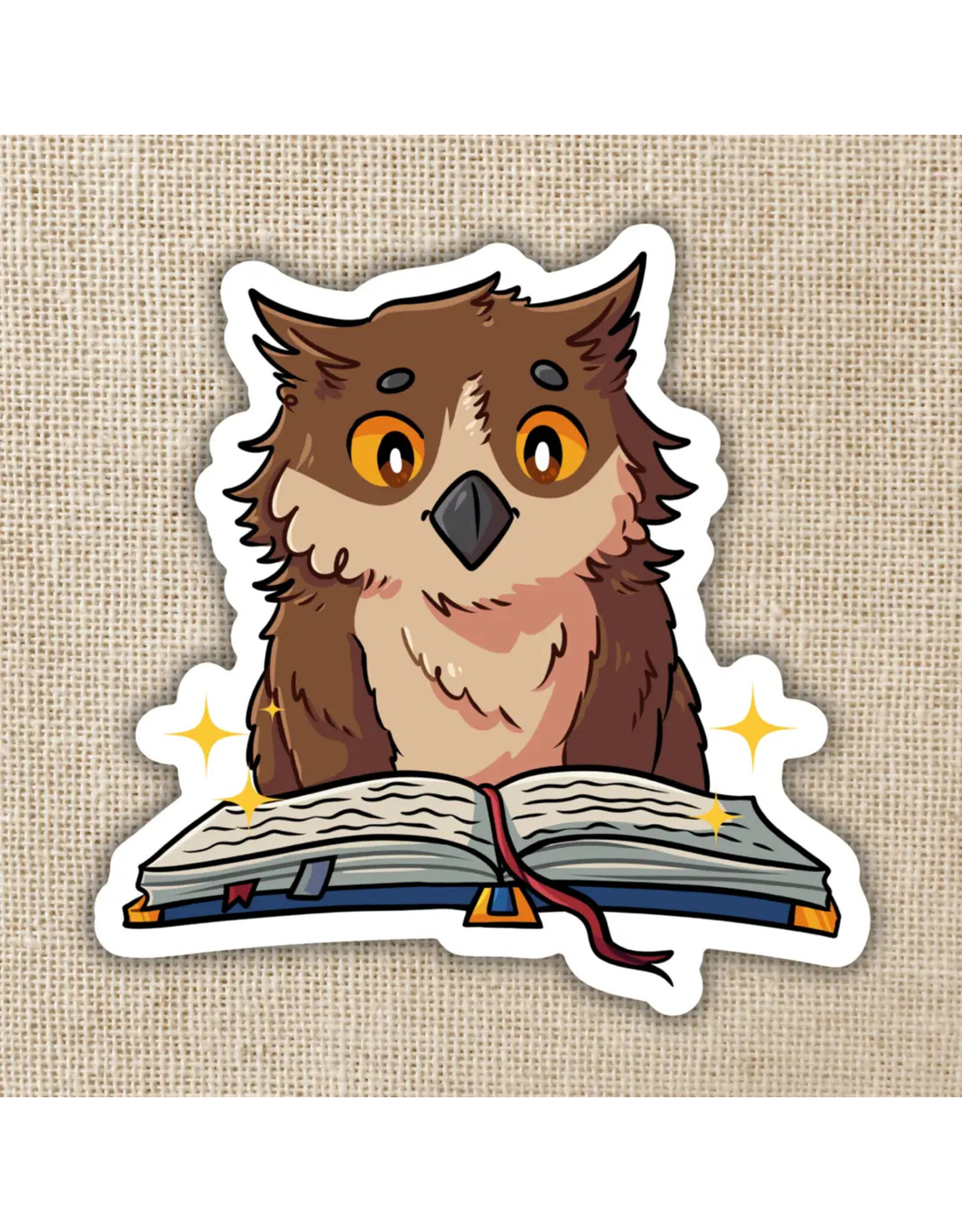 Kingdom of Threads Kingdom of Threads Sticker - Owlbear Reading