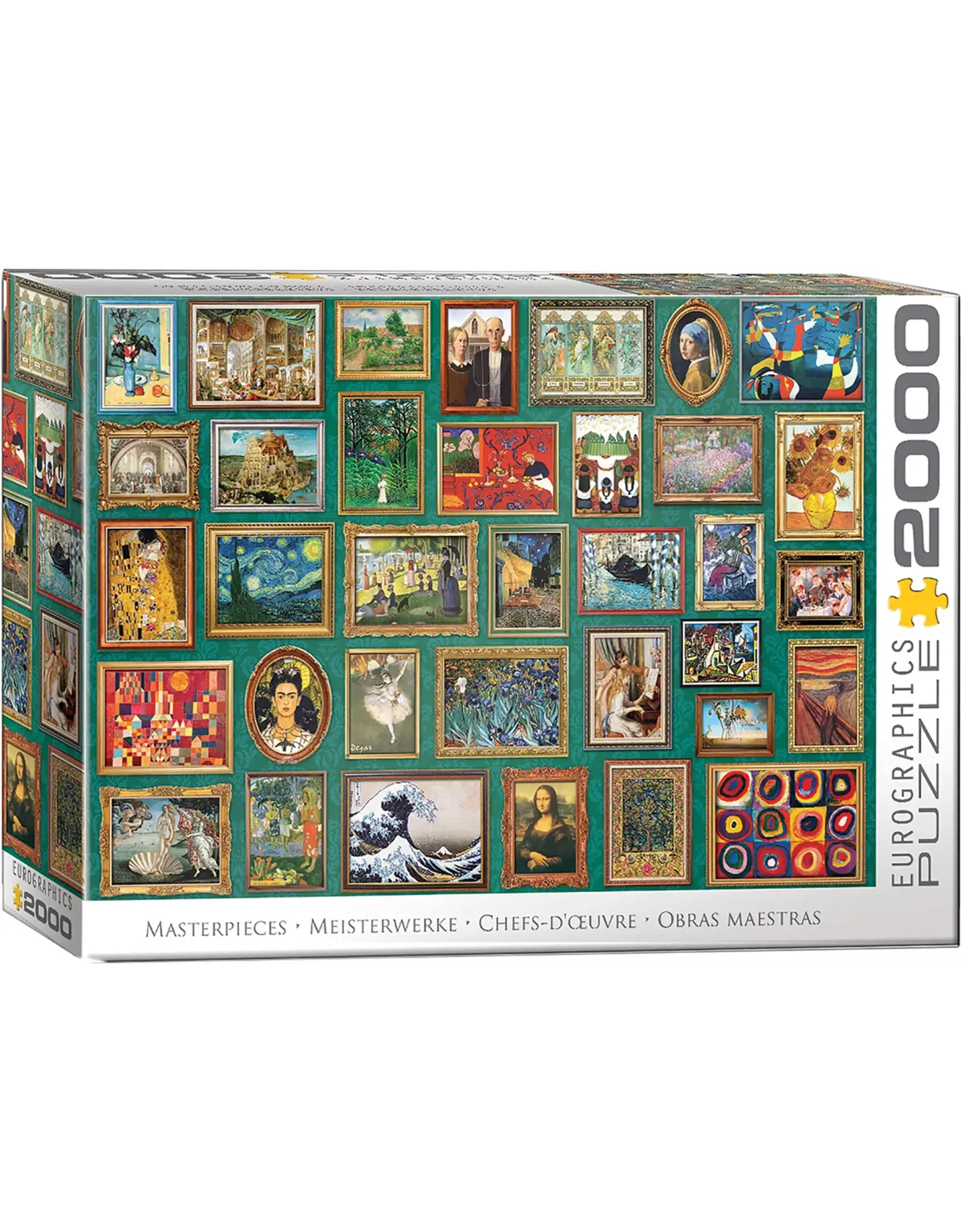 Eurographics Puzzle: Masterpieces (2000 pieces)