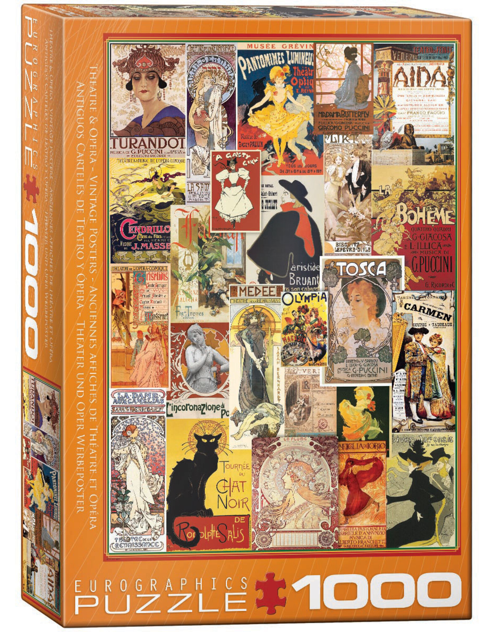 Eurographics Puzzle: Theater & Opera Vintage Posters