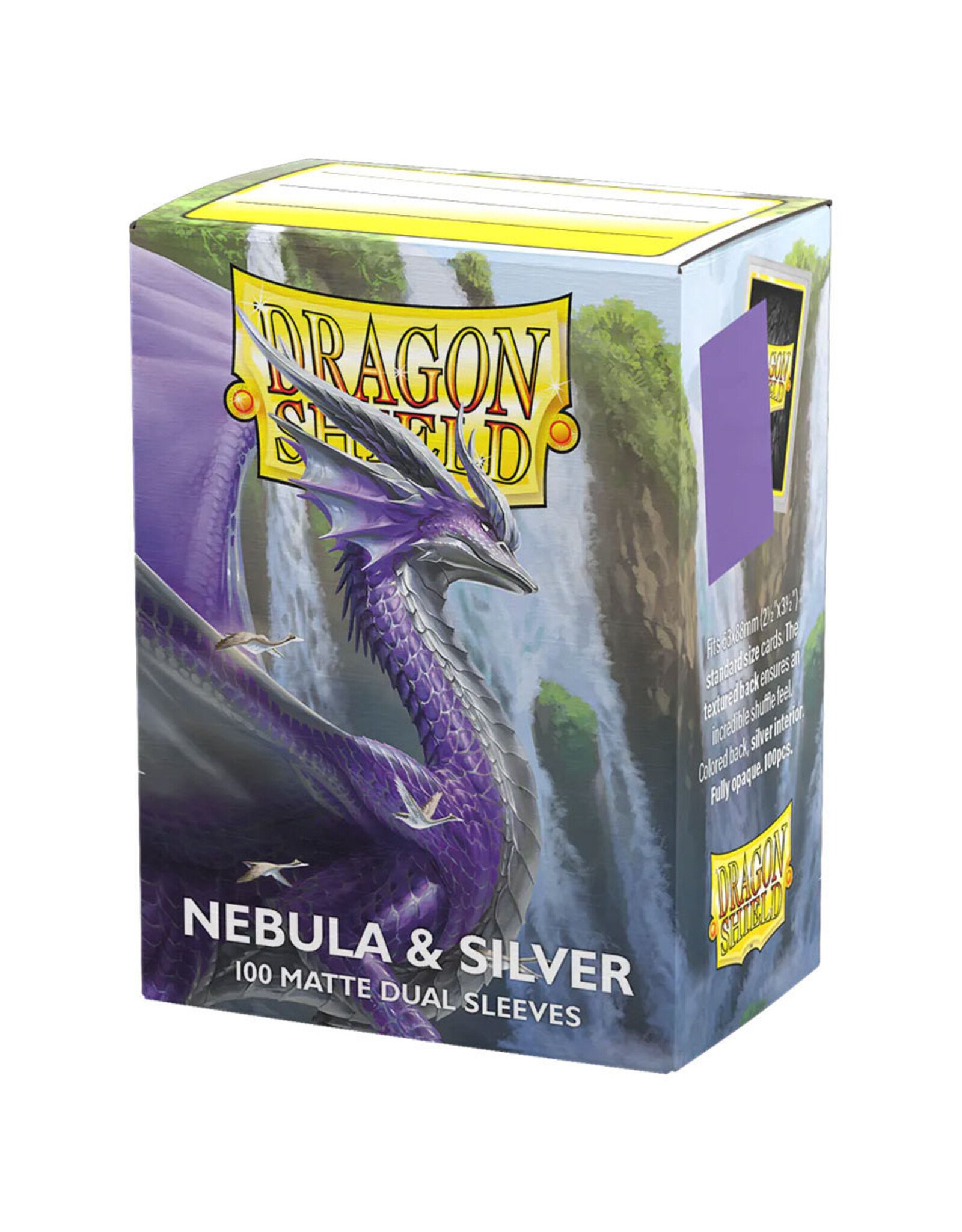 Deck Protector: Dual Matte: Nebula & Silver (100)