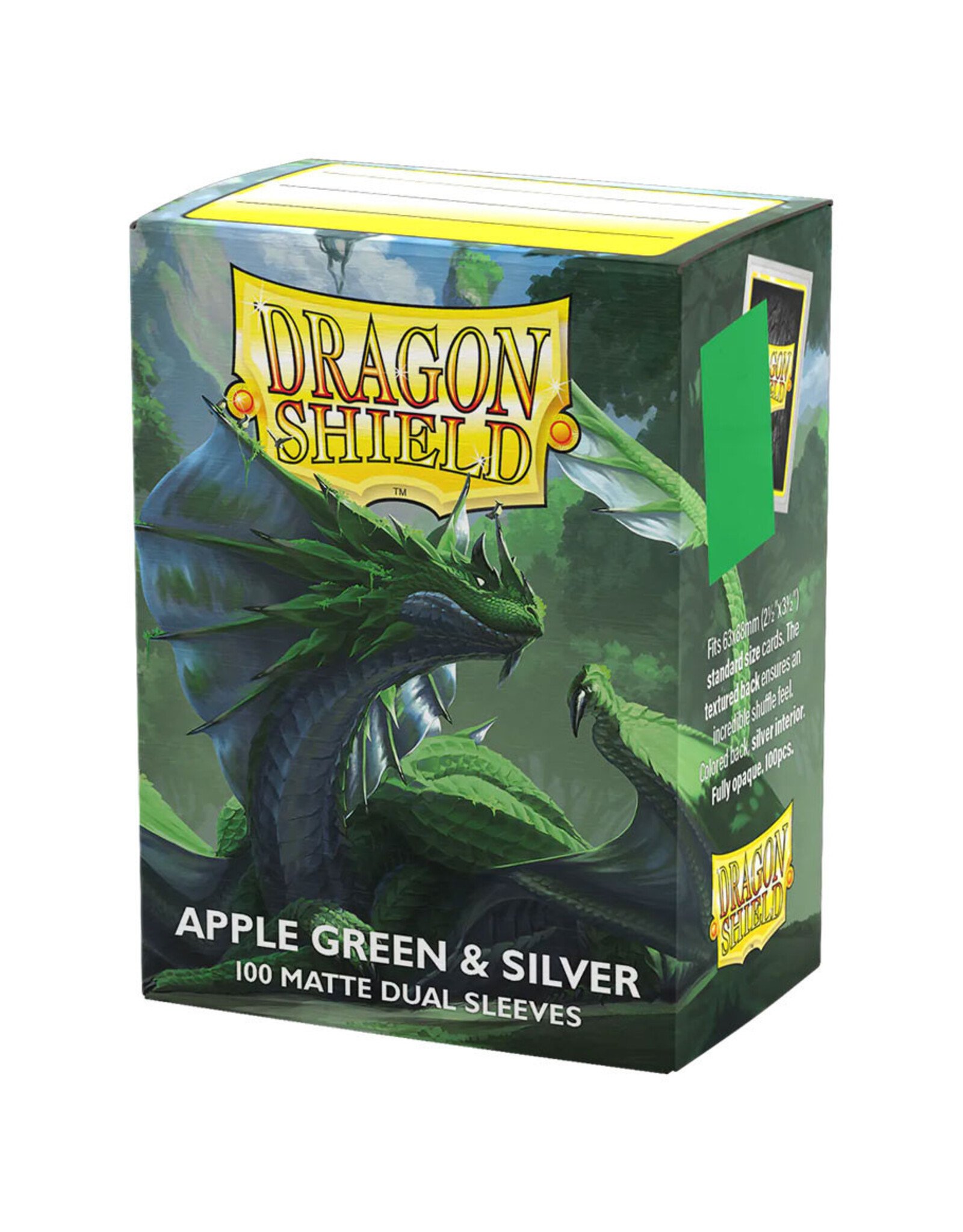 Deck Protector: Dual Matte: Apple Green & Silver (100)