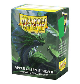 Deck Protector: Dual Matte: Apple Green & Silver (100)