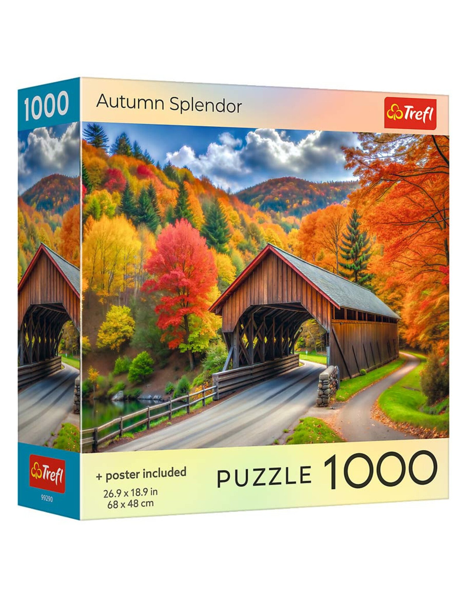 Trefl Puzzle: Autumn Splendor 1000 Piece (Trefl Red)