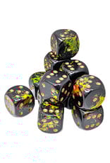 Chessex d6Cube 16mm Brush: Deep Forest (12)