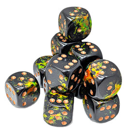 Chessex d6Cube 16mm Brush: Deep Forest (12)