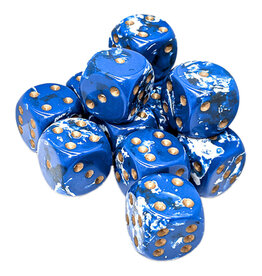 Chessex d6Cube 16mm Brush: Waterbreak (12)