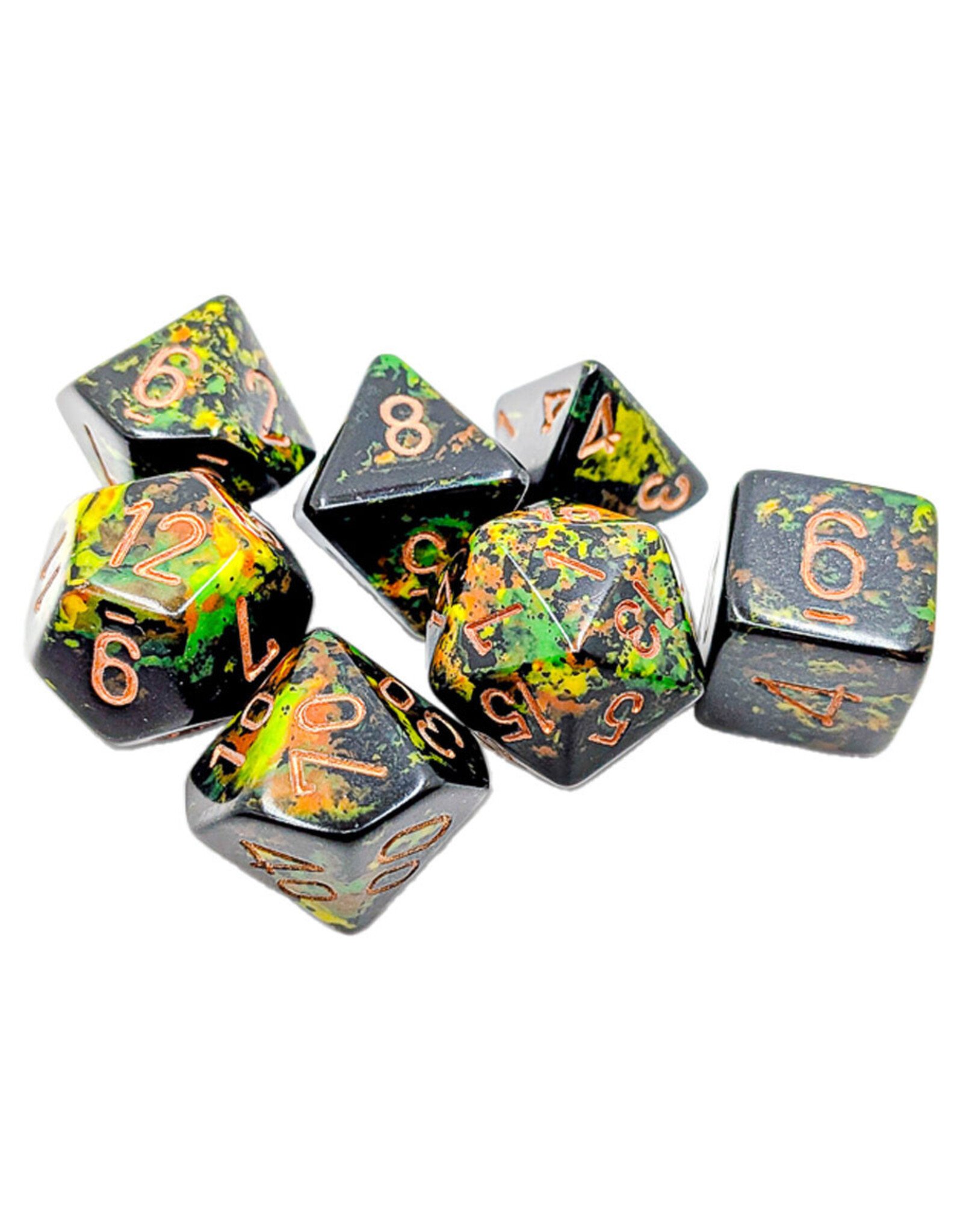 Chessex 7-Set Brush: Deep Forest