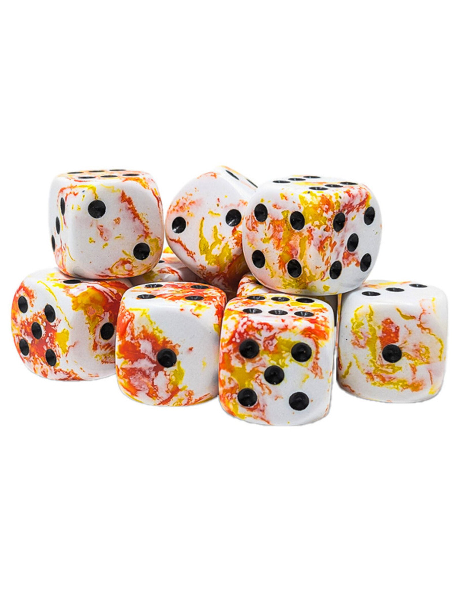 Chessex d6Cube 16mm Brush: Sunrise (12)