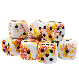 Chessex d6Cube 16mm Brush: Sunrise (12)