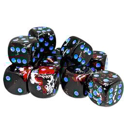 Chessex d6Cube 16mm Brush: Dark Side (12)