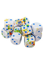 Chessex d6Cube 16mm Brush: Breezy (12)