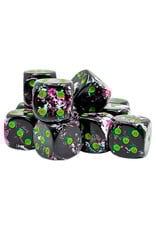 Chessex d6Cube 16mm Brush: Paintball (12)