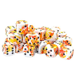 Chessex d6Cube 12mm Brush: Sunrise (36)